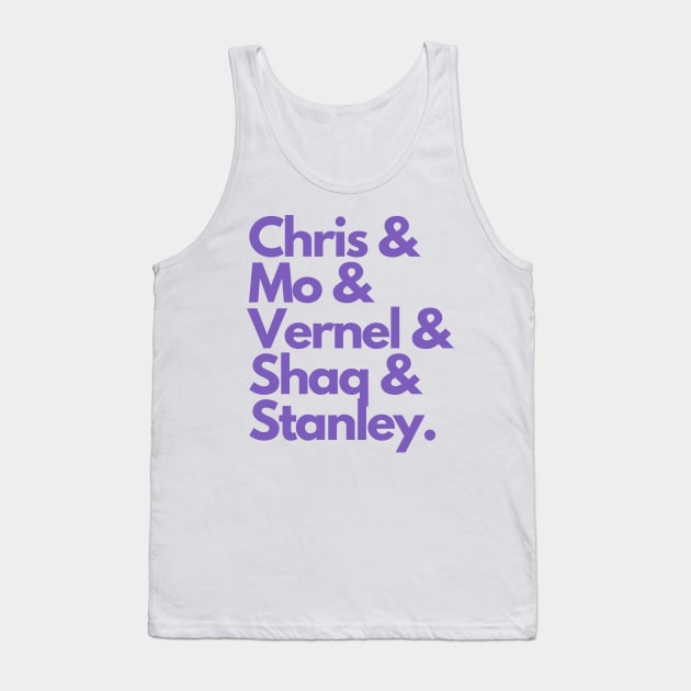 CJ Shaq Stanley Tank Top by One Team One Podcast